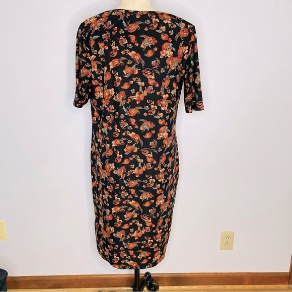 LuLaRoe Julia Floral and Paisley Dress- Leggings Material- Size 3XL - Picture 3 of 6